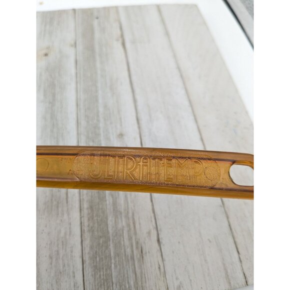 Vintage Ultratemp Slotted Serving Spoon Amber Turner Flipper Robinson - Picture 7 of 8